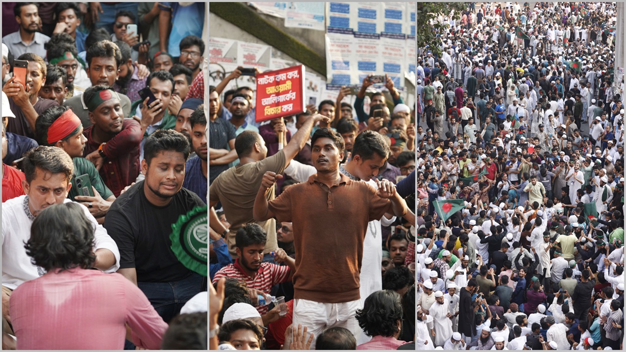 আওয়ামী লীগকে নিষিদ্ধের দাবিতে এবার উত্তাল শাহবাগ