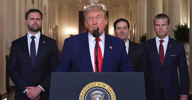 ইরান শান্তি স্থাপন না করলে আরও হামলা চালানো হবে