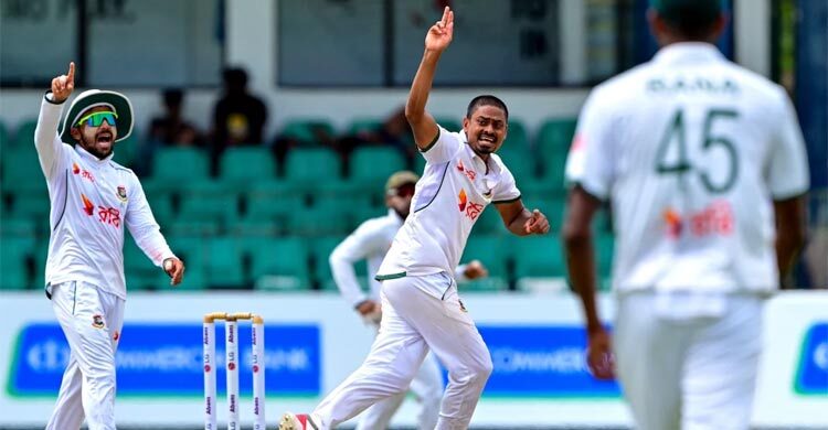 তৃতীয় দিনের প্রথম সেশনে বাংলাদেশি বোলারদের দাপট