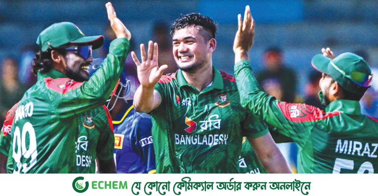 মাঠেই ভুলের প্রায়শ্চিত্ত, ক্যাচ মিসের পর তাসকিনের জবাব উইকেটে