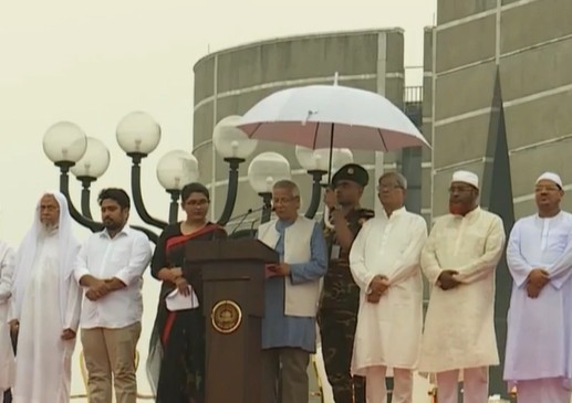 জুলাই ঘোষণাপত্র পাঠ করলেন প্রধান উপদেষ্টা