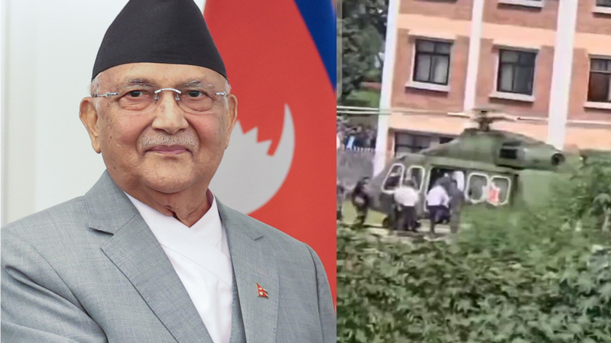 হেলিকপ্টারে কাঠমান্ডু ছাড়লেন কেপি শর্মা, গন্তব্য কোথায়?