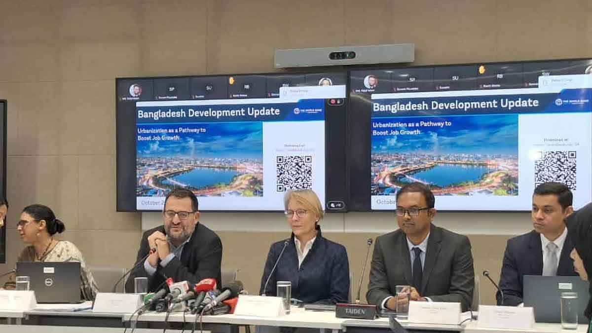 জিডিপি প্রবৃদ্ধি বাড়বে, কর্মসংস্থান নিয়ে বিশ্বব্যাংকের উদ্বেগ