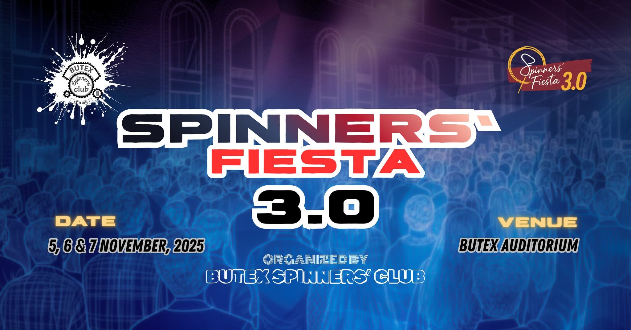 বুটেক্সে অনুষ্ঠিত হল তিন দিনব্যাপী ‘স্পিনার্স ফিয়েস্তা ৩.০’