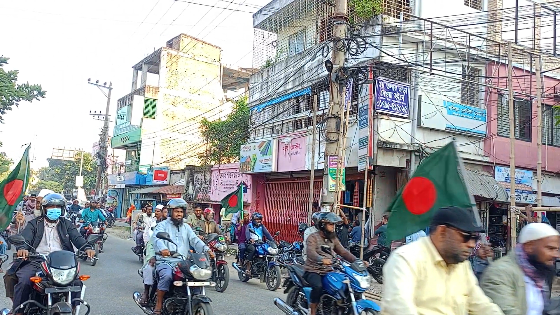 নাটোরে আওয়ামীলীগের নাশকতা ঠেকাতে মাঠে জামায়াত