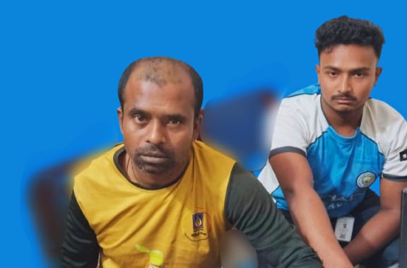 নলডাঙ্গায় কাভার্ডভ্যানের চাপায়,ভ্যান চালক নিহত-ড্রাইভার, ম্যানেজার আটক