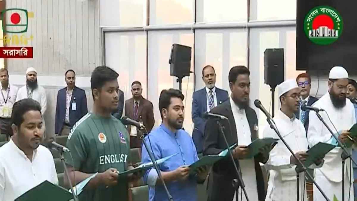 দুটি শপথ নিলেন এনসিপির এমপিরাও