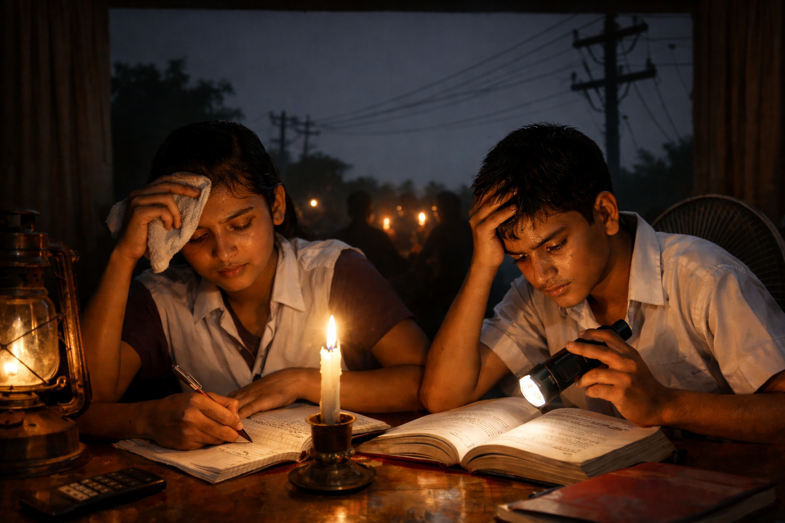 লক্ষ্মীপুরে ভয়াবহ লোডশেডিং, চরম ভোগান্তিতে এসএসসি পরীক্ষার্থীরা