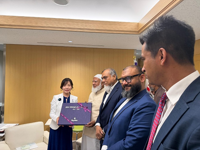 জাপানের নিপ্পন ফাউন্ডেশনের চেয়ারম্যানের সঙ্গে বিরোধীদলীয় নেতার বৈঠক