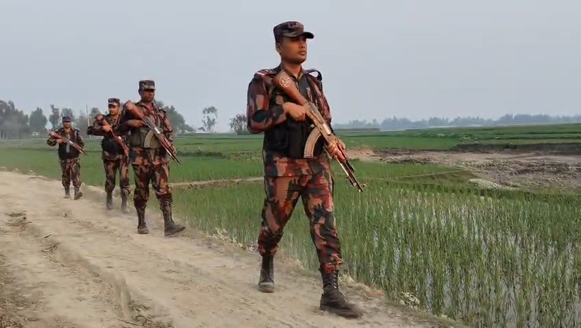 কুড়িগ্রাম সীমান্তে নিরাপত্তা জোরদার, বিজিবির সর্বোচ্চ সতর্কতা জারি